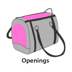 Flamingo Tatjana Bolsa Transportín Gris Para Perros -Perros Artículos Tienda transportin perros flamingo FLA518614 8