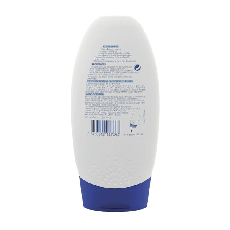 Virbac Champú Fisiológico Para Perros Y Gatos 4 Virbac Champú Fisiológico Para Perros Y Gatos - Imagen 2